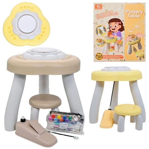 طاولة صناعة الفخار