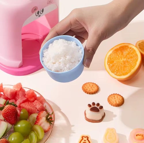 صنع الثلج المبشور