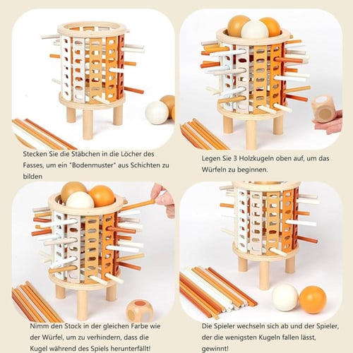 لعبة اسقاط العصا والكرة