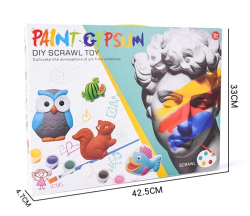 التلوين على الجبس ازياء