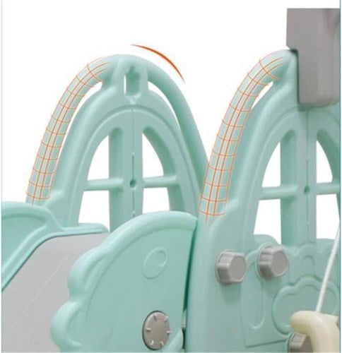 مرجيحة وزحليقة ازرق