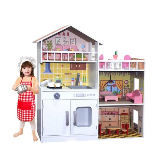 بيت الدمى مع مطبخ