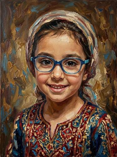 صورة طفلك ( كلاسيك زيتي )