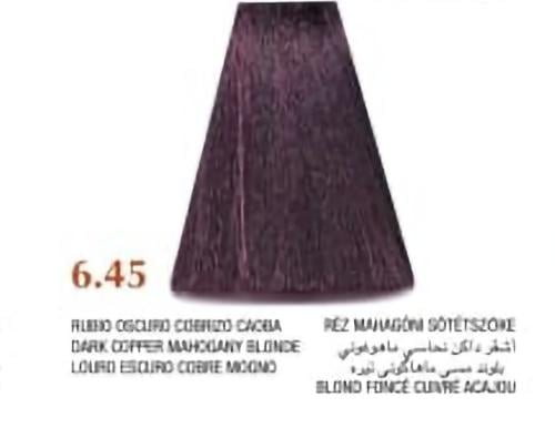صبغ شعر اشقر داكن نحاسي ماهوغوني اروال "6.45"
