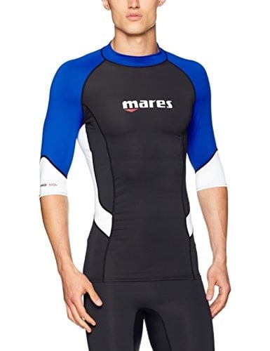 MARES Rashguard Trilastic Short Sleeve Blue