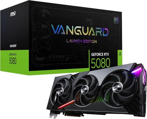 بطاقة رسومات MSI Gaming RTX 5080 Vanguard SOC ، سع...