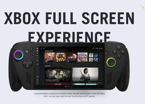 rog ally xbox موديل 2025 , بذاكرة داخلية 1 تيراباي...
