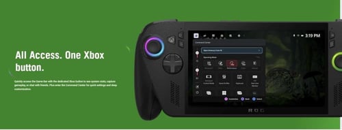 rog ally xbox موديل 2025 , بذاكرة داخلية 1 تيراباي...