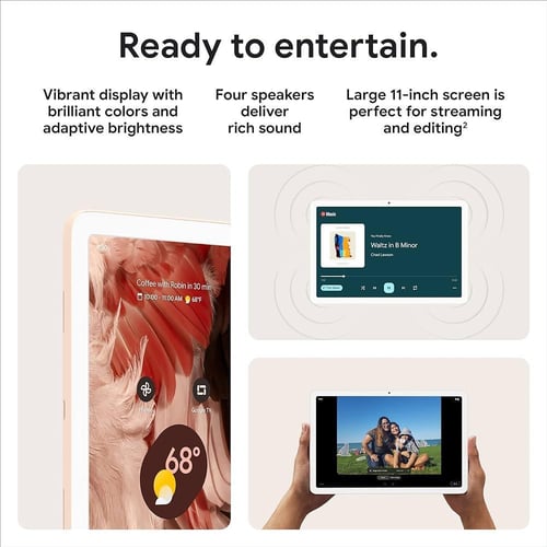 Google Pixel Tablet (Wi-Fi + Bluetooth) with Charg...
