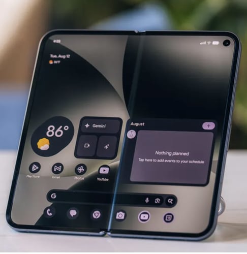 بكسل 10 برو فولد , 512 جيجا , لون حجر القمر , شريح...