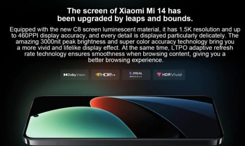 شاومي 14 ، 512 جيجا ، 12 جيجا رام ، النسخة العالمي...