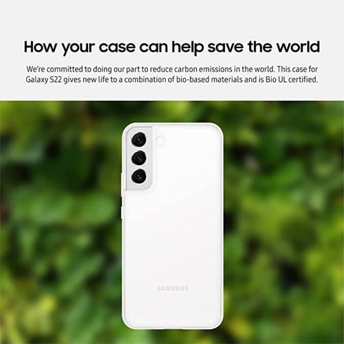 غطاء شفاف لهاتف سامسونج جالاكسي S22 شفاف، إصدار أم...