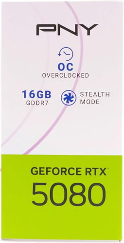 طاقة رسومات جيفورس RTX من بي ان واي 5080 سعة 16GB...