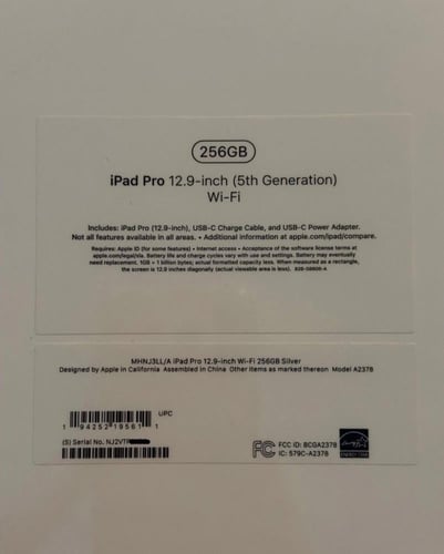 ايباد برو 2021 , 256 جيجا ، 12.9 انش ، فضي ، (طلب...