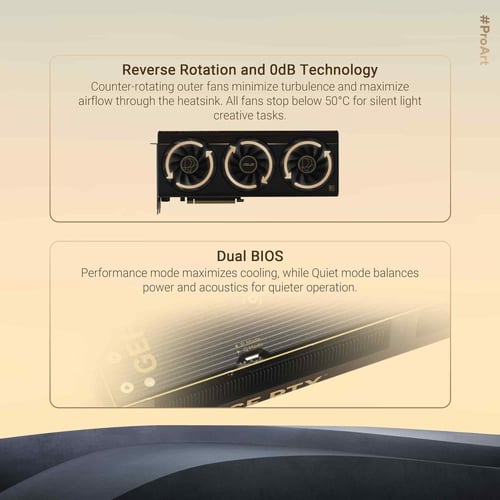 اسس بطاقة رسومات برو ارت جيفورس RTX 5080 اصدار كسر...