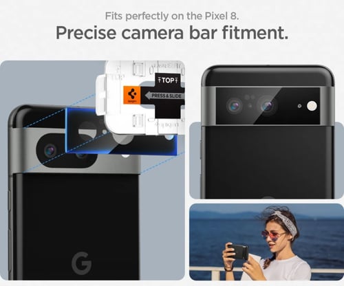 حماية زجاج لكاميرا بكسل 8 من سبايجن