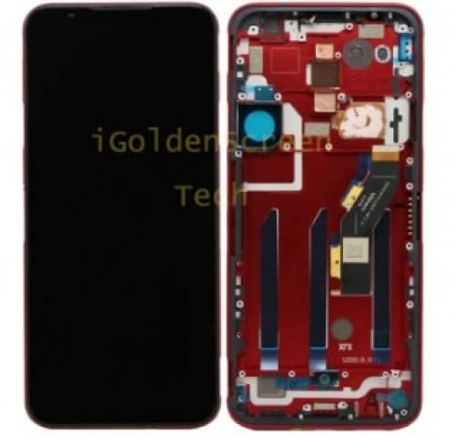 ريد ماجيك 5 جي شاشة كاملة مع الاطار احمر وازرق (تق...