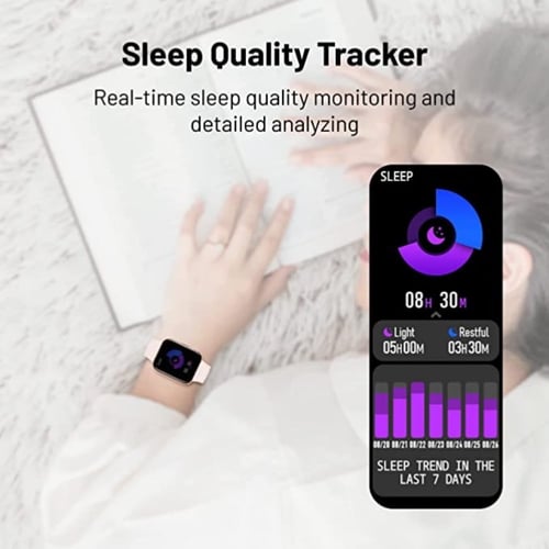 ساعة ذكية، ساعة اللياقة البدنية هيبلس 4.7 بوصة مع...