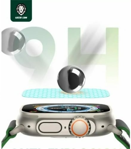 زجاج حماية لساعة ابل الاصدار الثامن الترا مقاس 49...