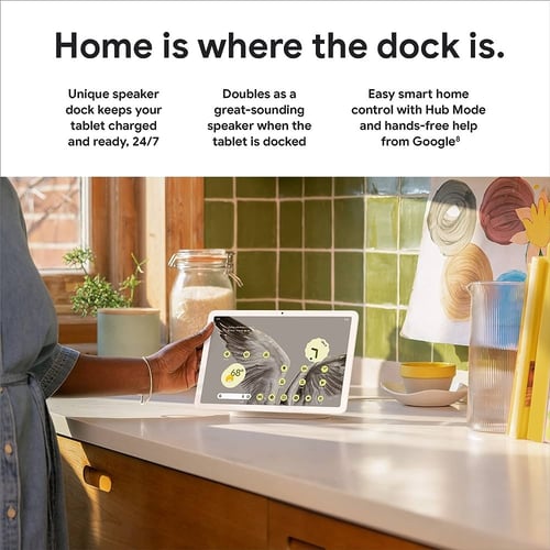 Google Pixel Tablet (Wi-Fi + Bluetooth) with Charg...