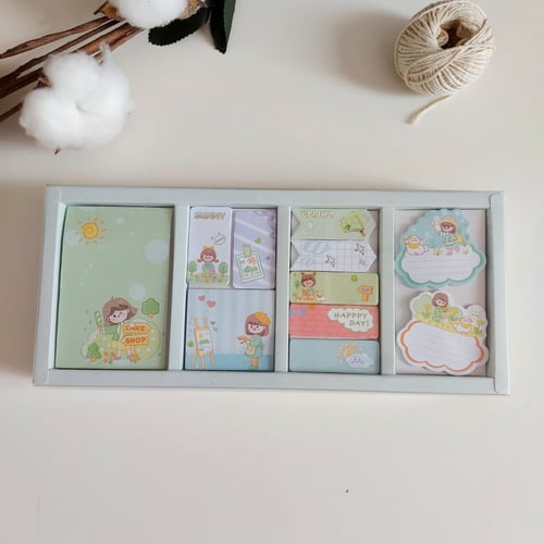 مجموعة ورق ملاحظات