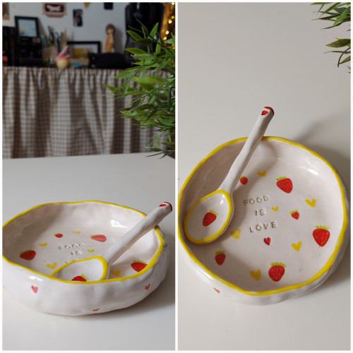 زبدية مع ملعقة