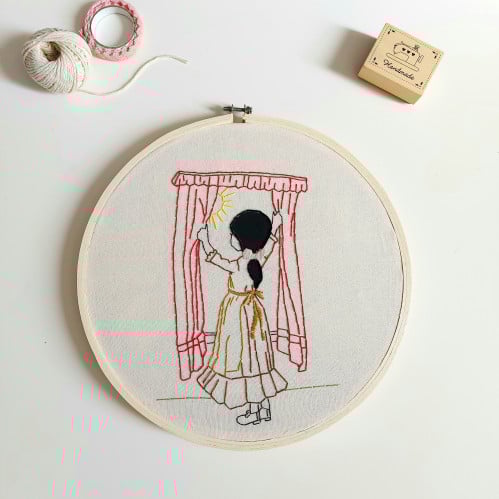 طارة مطرزة حجم كبير