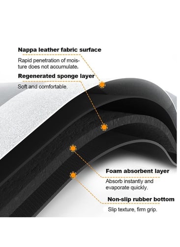 بساط تجفيف الأطباق سريع الامتصاص وناعم وغير قابل ل...