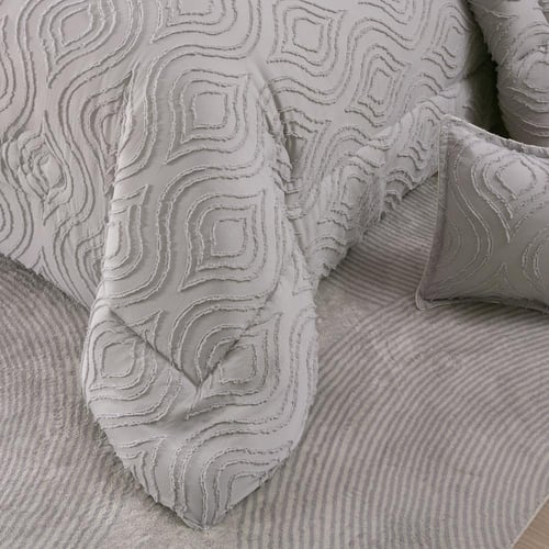 طقم لحاف سرير في حقيبة 8 قطع - من قماش المايكروفاي...