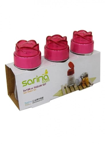 طقم مكون من جاك عصير و3علب توابل و2 علب تخزين