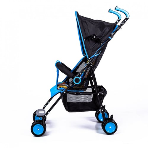 عربة أطفال قابلة للطي مع مظله وعجلات دوارة