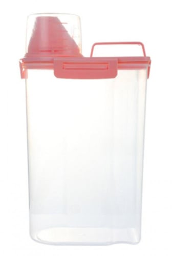 علبة لتخزين الأرز والحبوب بكوب معيار