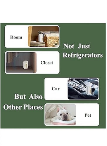 جهاز تنقية الهواء ومزيل الرائحة صغير قابل لإعادة ا...