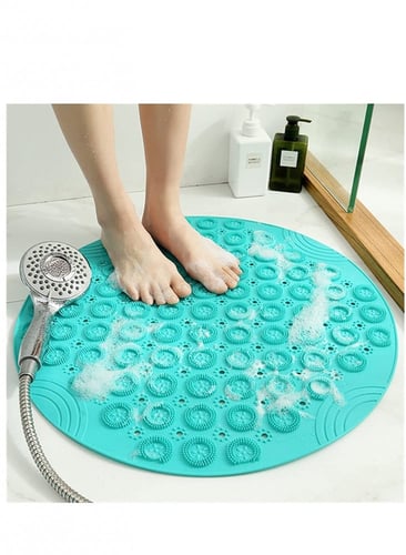 سجادة استحمام لتدليك القدمين مضادة للانزلاق دائرية...
