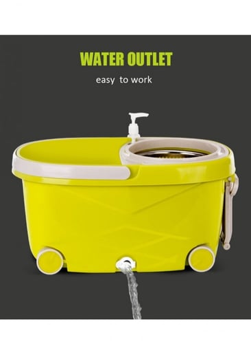 ممسحة تنظيف الارضيات دوارة 360 درجة مع دلو جودة عا...