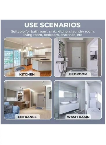 سجادة حمام Hihomey الكرتونية ماصة للمرحاض سجادة غي...