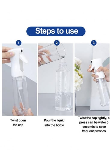 زجاجة رش الشعر المستمرة فائقة الدقة لتصفيف الشعر و...