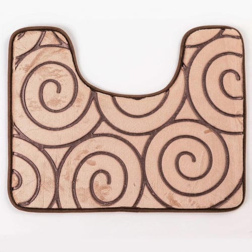 دعاسات حمام مبطنة مانعة للانزلاق 3 قطع لديكور حمام...