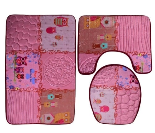 طقم دعاسة حمام 3 قطع مانع للانزلاق