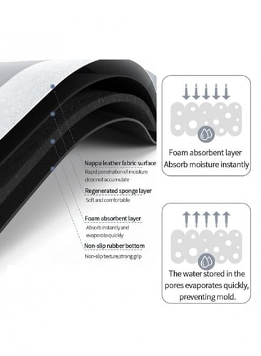 سجادة أرضية للمطبخ من Hihomey متعددة الالوان 50x15...