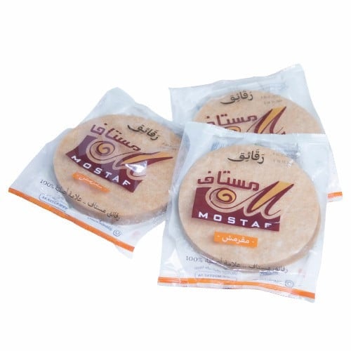 سمبوسة مستاف دائري مقرمش بر