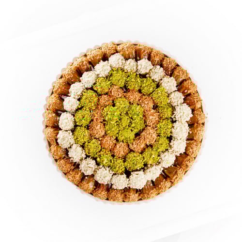 تمر سكري محشية ـ صينية دائرية