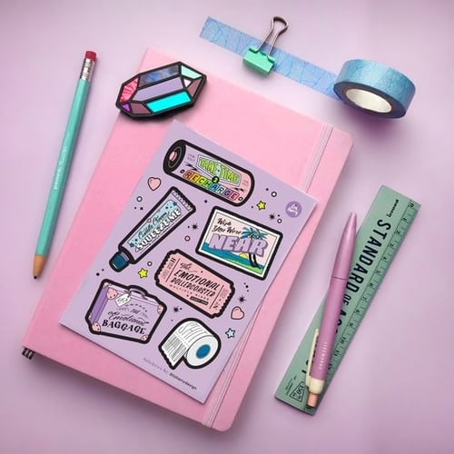 ستيكرات في شيت 10*15 سم - A6