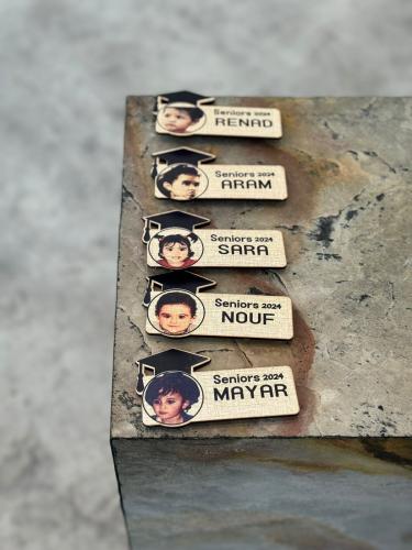 بروش خشبي 10cm