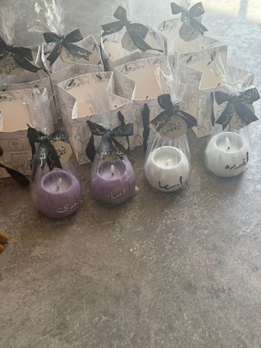 شمعة إلكترونيه شامل اللوقو والكيس