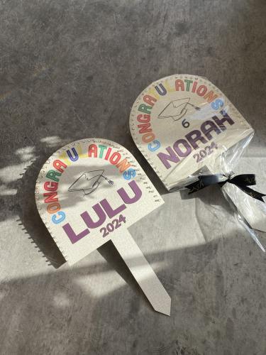 لوحة مضيئة خشبية ٣٠ سم