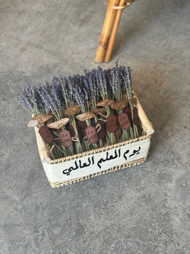 لافندر طبيعي مع العود الكمبودي الفاخر شامل الكتابه...