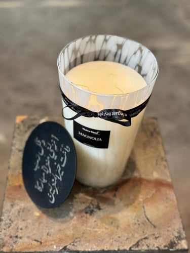 ارومتك كاندل حجم كبير شامل الكتابه