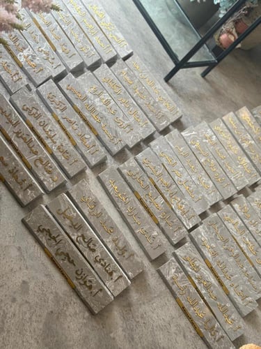 ستاند مكتب رخام طبيعي