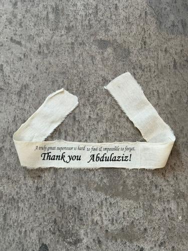 ريبون قماشي